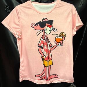 Women's Casual T-Shirt Pink Panther